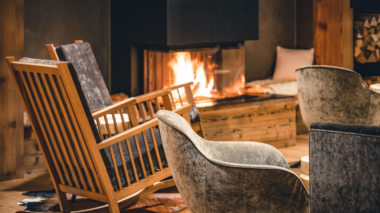 Chalet mit Kaminfeuer Chalet mit Kaminfeuer